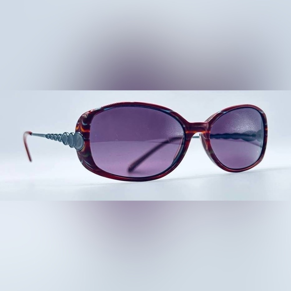 ONE Eyewear OVAA141 Red Oval Sunglasses Frames Only